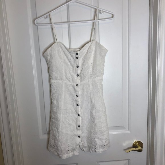 Boutique 1861 - Lush Eyelet Lace Mini Dress - Picture 1 of 5